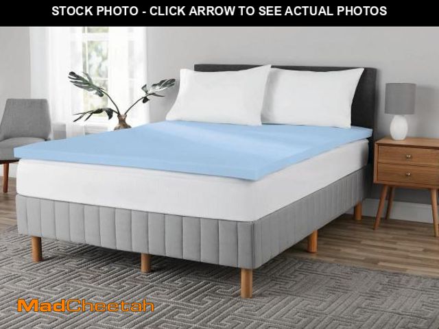 Lot 74-12527041 - Mainstays 2" Memory Foam Mattress Topper, Twin - USED