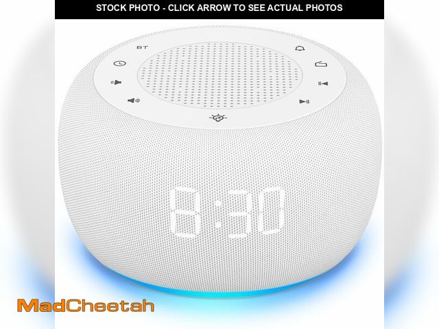 Lot 74-14265459 - BUFFBEE Alarm Clock Radio with Rechargeable Battery, Bluetooth Speaker and Night Light Ã¢â¬â Comp...