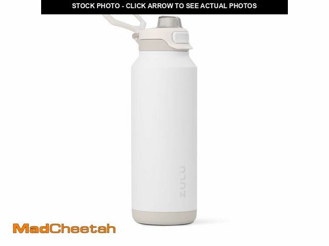Lot 74-14155469 - ZULU Powerfill Pro 40oz Stainless Steel Water Bottle with Quick Fill Lid, Triple Walled Vacuum Insul...