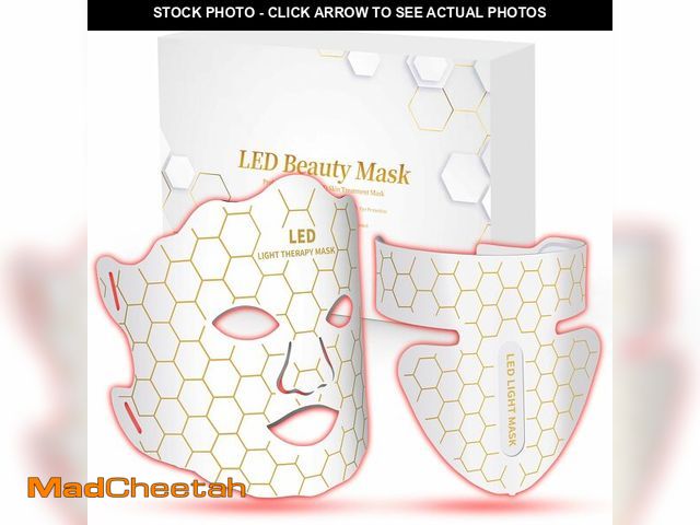 Lot 74-12444617 - Yahi LED Face Mask Light Therapy, Red Light Therapy for Face, 175 High-Density Light Beads, 7-1 Colo...