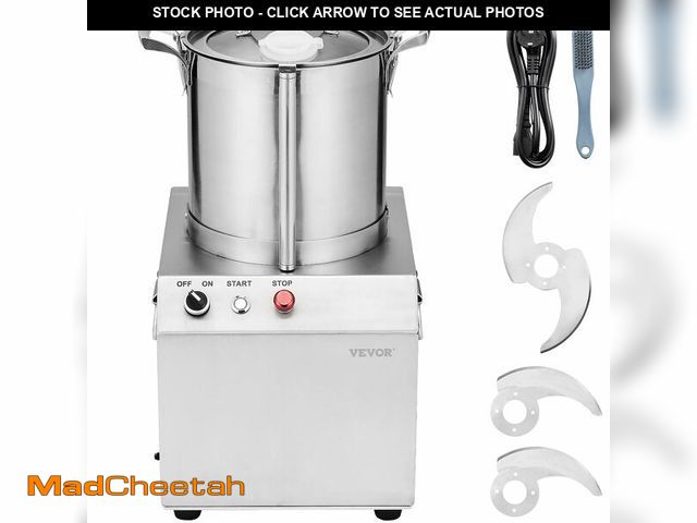 Lot 74-12799671 - (WILL NOT POWER ON) VEVOR Food Processor &amp; Vegetable Chopper, 10.6 Quart Food-Grade Stainless St...