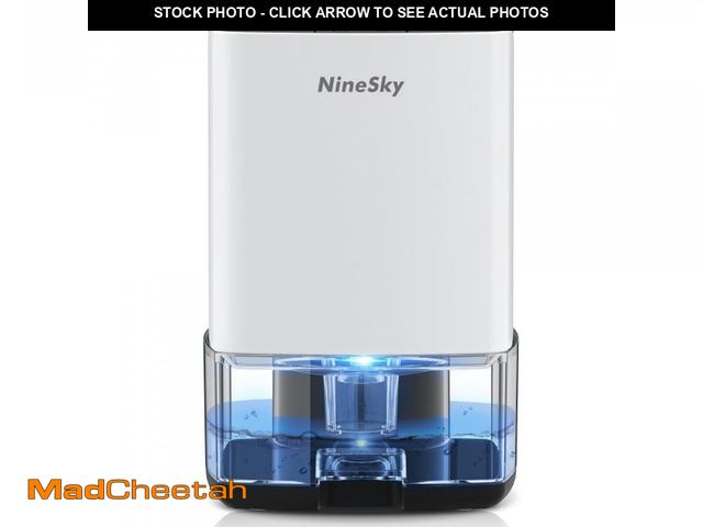 Lot 74-12218992 - NineSky Dehumidifier for Home, 35oz Water Tank (300 sq.ft), Small Dehumidifiers for Bathroom, Bedroo...
