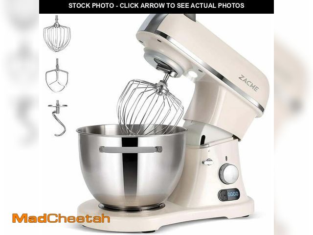 Lot 74-14325223 - ZACME 8.4QT Commercial Stand Mixer 800W, 11 Speed, Metal Food Mixers Kitchen Electric Stand Mixer wi...