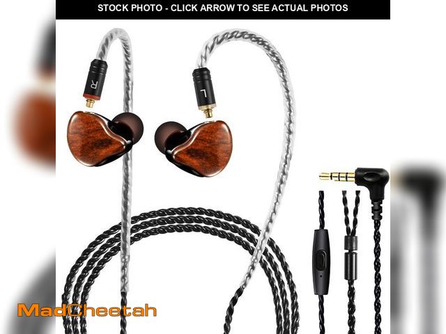 Lot 74-13623734 - DCMEKA in Ear Monitor Headphones, HiFi Stereo IEM Earphones, Dynamic Dual Driver Wired Earbuds with ...
