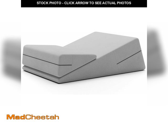 Lot 74-13680064 - Wedge &amp; Ramp Pillow Combo, Original Size (12"), Grey - UNUSED