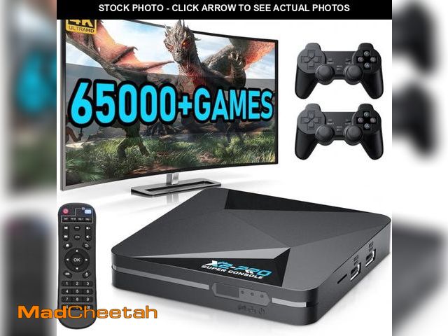Lot 74-11907692 - Kinhank Retro Game Console Super Console X2 Pro Built-in 65000+ Games, Video Game Console Android 9....