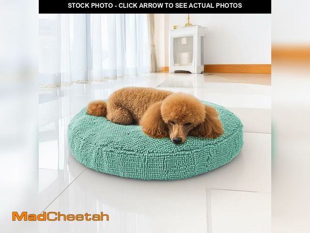 Lot 74-13564173 - Muddy MatÃÂ® Cloud K-9 Bed for Dogs &amp; Cats, Soft &amp; Relaxing Donut Dog Bed, Chenille Materia...