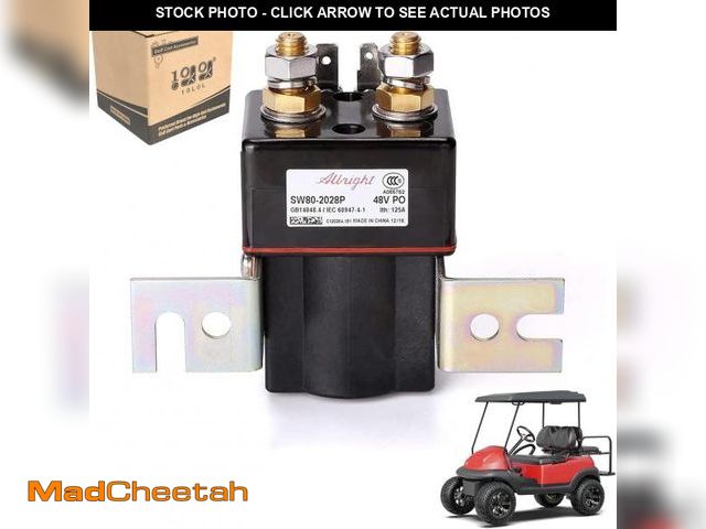 Lot 74-12323191 - Albright Solenoid 48 Volt, 4 Terminal Solenoid for Club Car DS &amp; Precedent 2000-up Electric Golf...