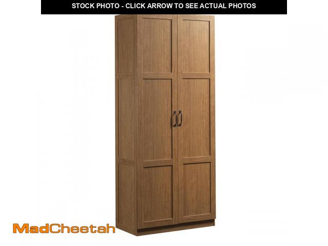 Lot 74-12524679 - Sauder Select Storage Cabinet, Pantry Cabinet Kitchen Storage with Adjustable Shelves, Bathroom Stor...