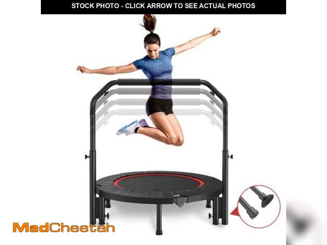 Lot 74-12155053 - FAIZHI 40  Foldable Mini Trampoline  Exercise Rebounder Mini Trampoline for Adults  Fitness Indoor T...