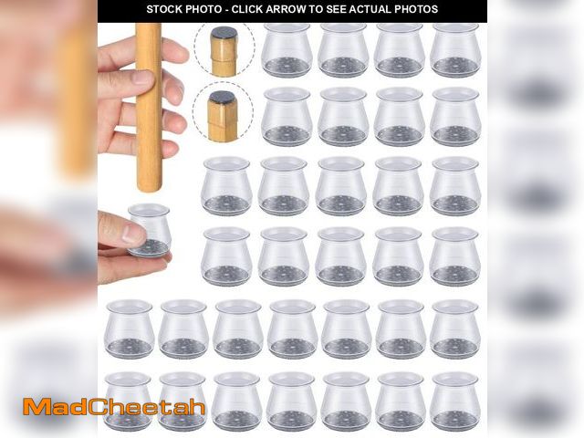Lot 74-11545518 - 32pcs Chair Leg Floor Protectors,Bar stools Leg Protectors Caps,Dining Room Table Chair Leg Protecto...