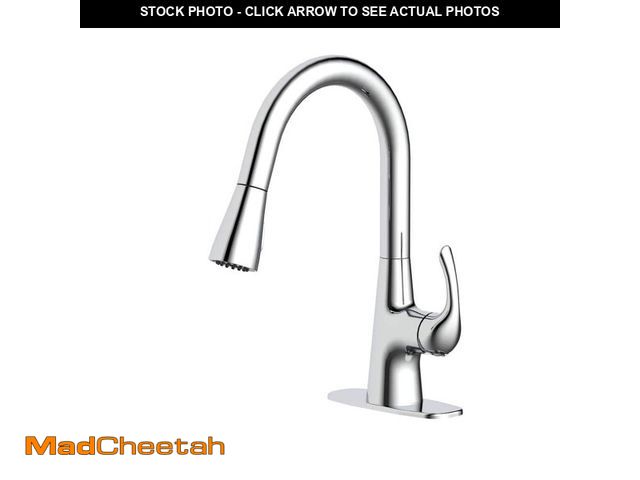 Lot 74-13798521 - Glacier Bay Clare Single Handle Pull Down Laundry Utility Faucet in Chrome - UNUSED