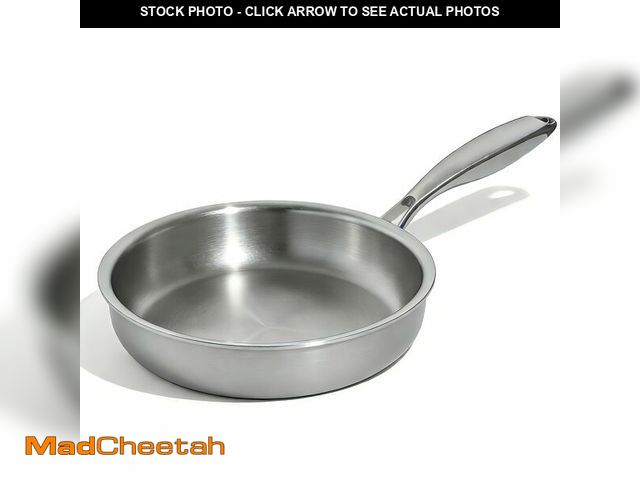 Lot 74-13955408 - Umite Chef 5 Ply Stainless Steel Frying Pan 8 inch, Non Toxic Professional Stainless Steel Skillets,...