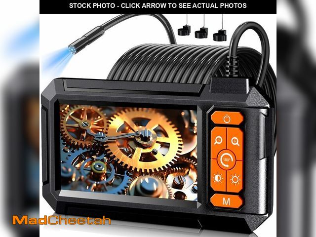 Lot 74-14296111 - Daxiongmao Borescope Camera, 1080P HD IP67 Waterproof Endoscope with LED Light, 4.3" IPS Screen Flex...