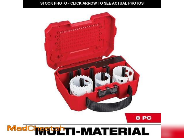 Lot 74-14443474 - Milwaukee Hole Dozer Bi-Metal Hole Saw Kit (8-Piece) - UNUSED