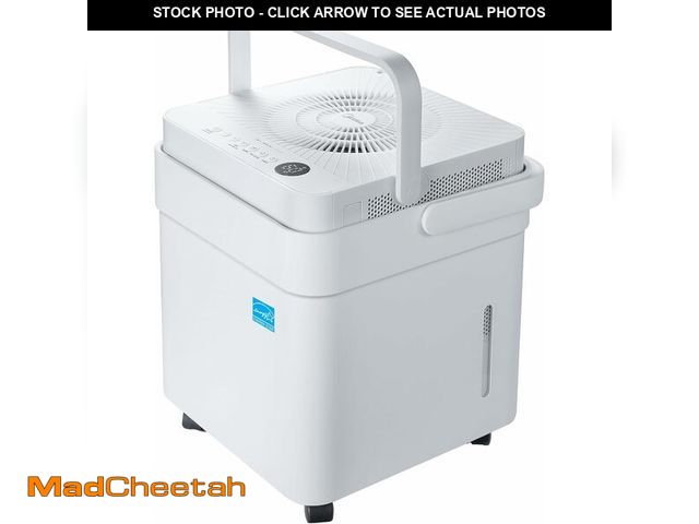 Lot 74-13581834 - Midea Cube 50 Pint Dehumidifier for Basement and Rooms at Home for up to 4,500 Sq. Ft., Smart Contro...