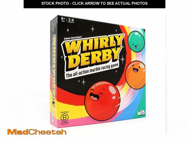 Lot 74-12707358 - Whirly Derby: The All Action Marble Racing Game | New Family Board Game, for 2-6 Players, Age 8+ - U...