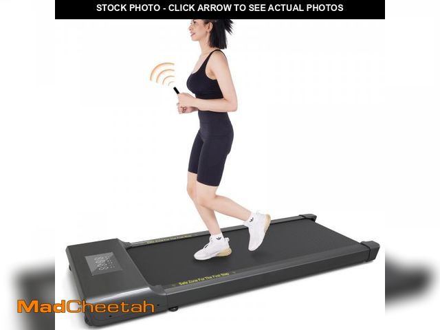 Lot 74-12483109 - lacuffy Under Desk Treadmill, Smart 2-in-1 Walking Pad for Walking and Jogging, Portable 2.5HP Low-N...