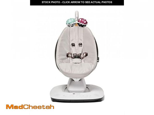 Lot 74-12136721 - 4moms MamaRoo Multi-Motion Baby Swing, Bluetooth Enabled with 5 Unique Motions, Grey - USED