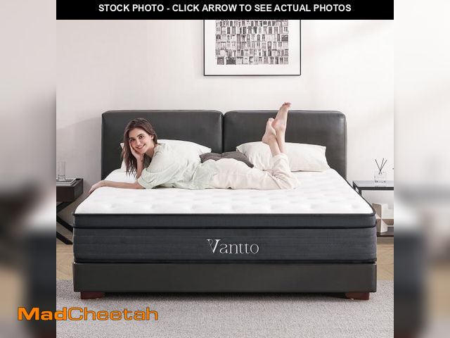 Lot 74-12514595 - Vantto Twin Mattress, 10 Inch Mattress Twin Size, Memory Foam Mattress in a Box with Motion Isolatio...