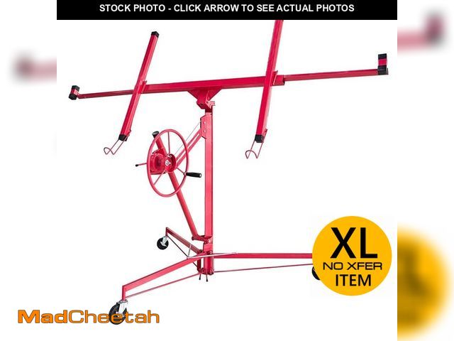Lot 74-13098823 - Tunearary 11 ft. Drywall Panel Lifter, Drywall Panel hoist, Jack Lifter Jack Rolling Caster Panel Ho...