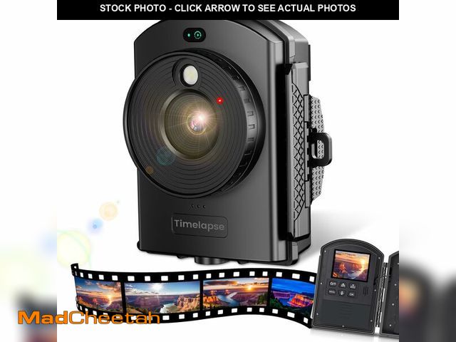 Lot 74-12710423 - Caupureye Time Lapse Camera - Timelapse Camera with Infrared Positioning &amp; LED Light, 180 Days S...