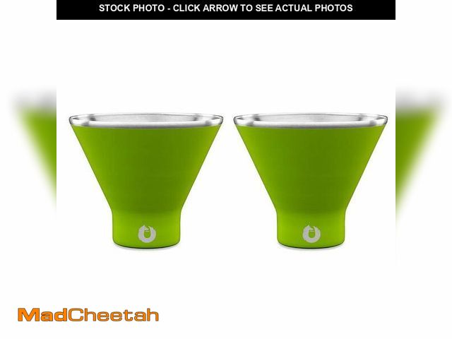 Lot 74-14213633 - SNOWFOX Premium Vacuum Insulated Stainless Steel Martini Glass, Set of 2, Martinis Stay Icy Cold, St...