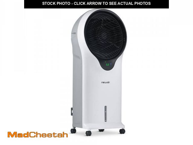 Lot 74-12528426 - NewAir 470 CFM, 3 speed Portable Evaporative Cooler and Fan for 250 sq. ft. Cooling Area - UNUSED