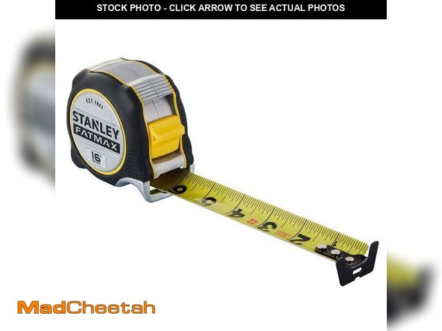 Lot 74-14605362 - Stanley FATMAX 16 ft. Tape Measure FMHT38316S - UNUSED
