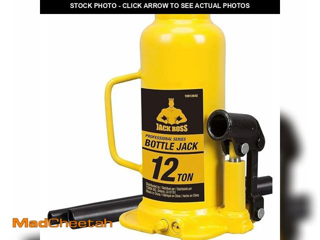 Lot 74-12366379 - Torin 12 Ton Muti-Directional Welded Bottle Jack(12,000lb) for Car, Pickup, Truck, RV, Auto Repair -...