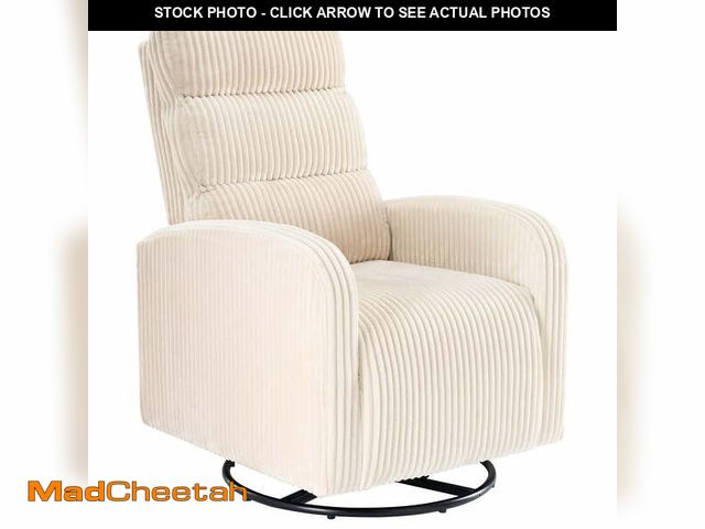 Lot 74-13781304 - EDX 360Â°Swivel Nursery Chair, Comfy Chair for Bedroom, Rocking Chair with Thickened Seat Cushion, H...