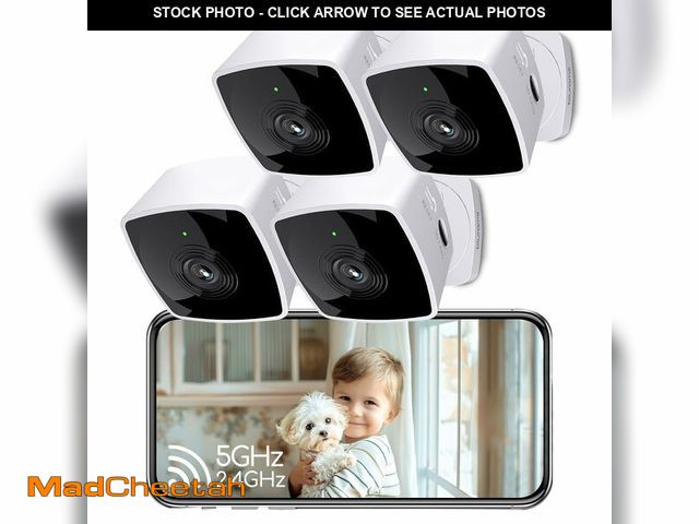 Lot 74-12698915 - blurams Cameras for Home Security 5GHz, 2K Indoor Camera, Pet Camera with Phone App, AI Motion Detec...