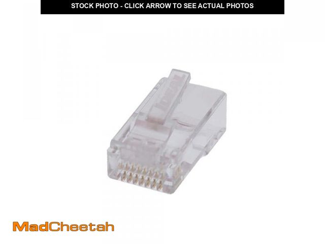 Lot 74-12531601 - IDEAL CAT 6 Single Piece Modular Plug (25-Pack) - UNUSED