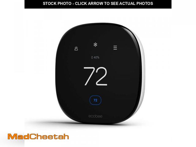Lot 74-12472601 - ecobee Smart Thermostat Enhanced Programmable Wifi Works with Siri, Alexa, Google Assistant Energy S...