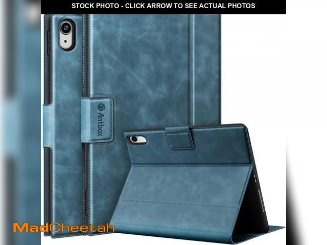 Lot 74-12303321 - Antbox Case for iPad (A16) 11th (11'')/ 10th Generation (10.9'') High Grade Skin-Touch Vegan Leather...