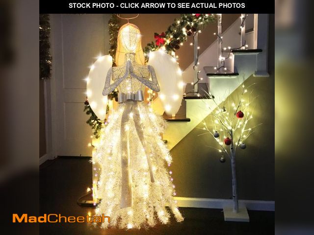 Lot 74-12153925 - VIKIMORA 56" Angel with Wings Christmas Decoration for Indoor OutdoorÃ¯Â¼ÅChristmas Angel Lighted u...