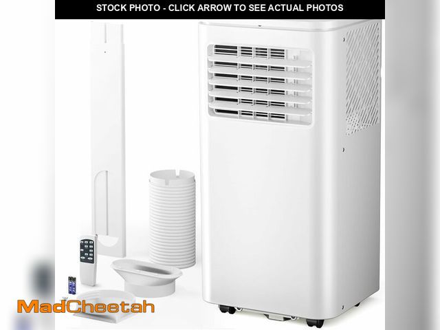 Lot 74-13213381 - Portable Air Conditioner 8000 BTU, Remote Control, Fan Mode, Cools 350sq. ft, 24 Hour Timer, Quiet O...