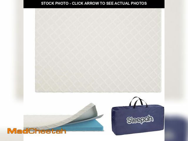 Lot 74-12833344 - Sleepah Pack and Play Mattress Foam Pad 38 x 26 x 1.5 for Playpen, Portable Playyard Mattress - Soft...