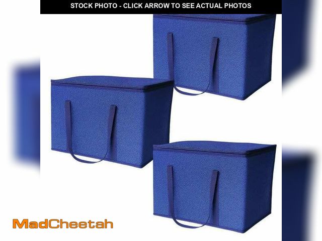 Lot 74-14256134 - DURASACK 84 Qt. Blue Insulated Hot Cold Tote Bag, 3-Pack - UNUSED