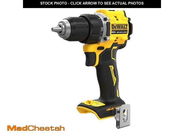 Lot 74-13784904 - DEWALT ATOMIC 20-Volt MAX Brushless Cordless 1/2 in. Drill Driver (Tool-Only) - USED