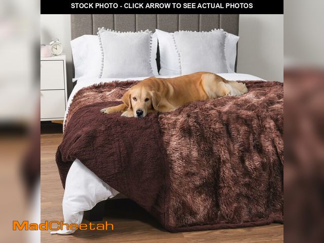 Lot 74-12715926 - PetAmi Waterproof Dog Blanket for Large Dog, Calming Pet Blanket Bed Couch Cover Protector, Washable...