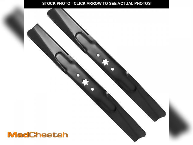 Lot 74-12418784 - budrash 942-04244A Mower Blades Fit for Cub-Cadet 46" Deck, 942-04290 High Lift Blades for Cub Cad e...