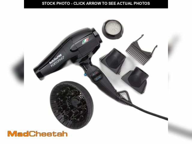 Lot 74-12709587 - BaBylissPRO Hair Dryer, Nano Titanium Portofino 2000-Watt Blow Dryer, Hair Styling &amp; Appliances,...