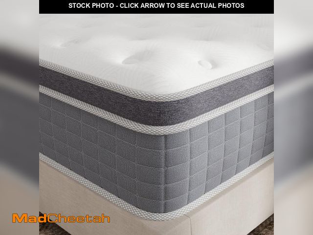 Lot 74-12480231 - Yilicy 14 inch Full Adult Mattress with Pocket Spring Hybrid Memory Foam Medium Firm Mattress - UNUS...