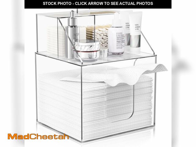 Lot 74-13965891 - TAINESS Disposable Facial Towels Storage Box Compatible with Clean Skin Club Clean Towel XL-Cotton P...