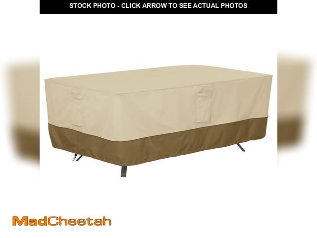 Lot 74-12304939 - Classic Accessories Veranda Water-Resistant 84 Inch Rectangular/Oval Patio Table Cover, Outdoor Tabl...