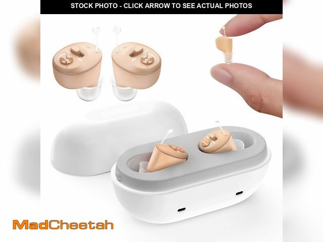 Lot 74-12701532 - Hearing Aids Not Amplifier for Seniors Rechargeable, OTC In-the-Ear Hearing Aid, Hearing Aides for A...