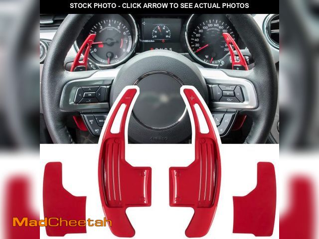 Lot 74-12313294 - Steering Wheel Shift Paddle Extended Shifter Trim Cover for Ford Mustang 2015 2016 2017 2018 2019 20...