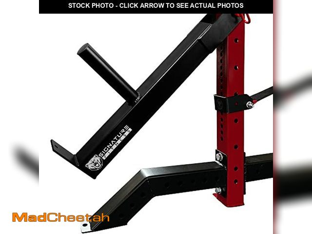 Lot 74-12665046 - Fitvids Squat Lever Arm Plate Loaded Gym Fitness Equipment Curls Rows Guided Deadlifts Black (Only i...