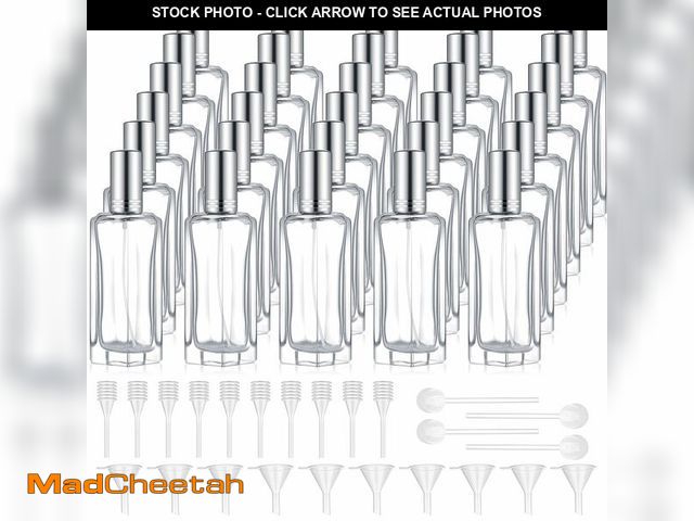 Lot 74-14207979 - Domensi 30 Pcs 10/15/20/30 ml Perfume Travel Refillable Glass Bottles Spray Bottle Perfume Atomizer ...
